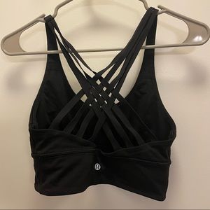 Lululemon Black Sports Bra - Size 6